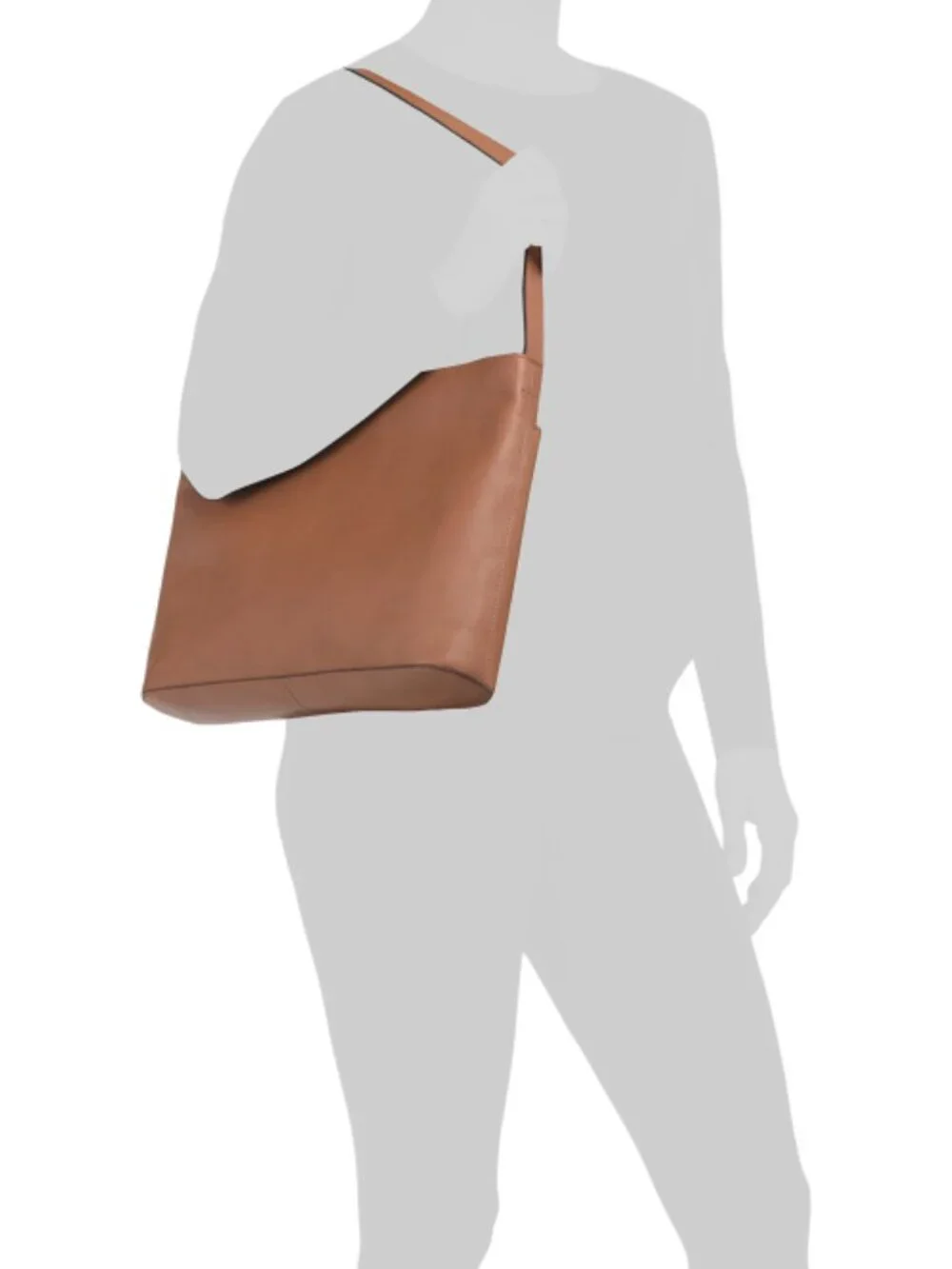 MADE IN INDIA Leather Plain Hobo